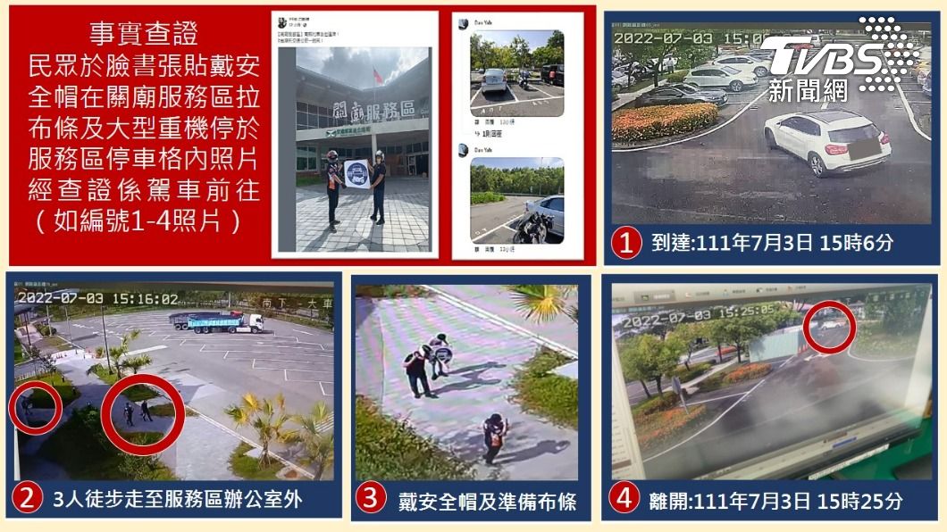 一行人開車上國道。(圖/TVBS)