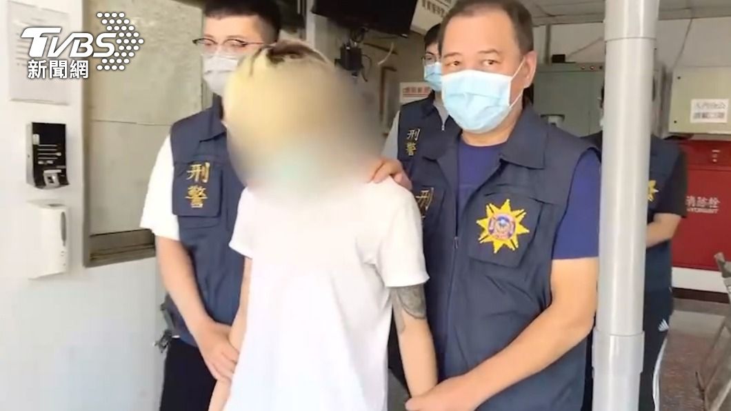 犯嫌遭警方移送。(圖/TVBS)