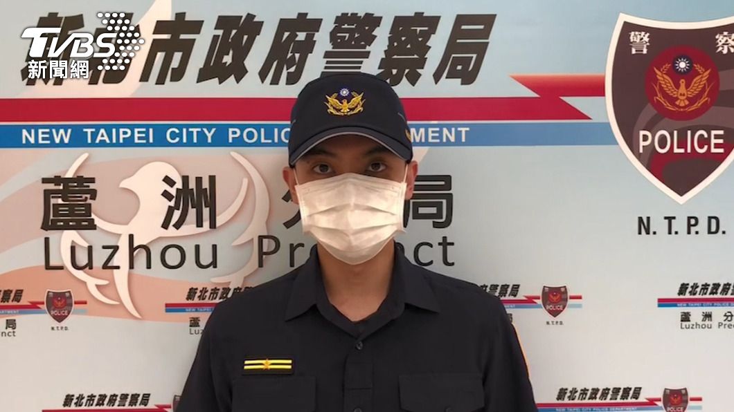 蘆洲分局交通組巡官 林彥廷（圖／TVBS）