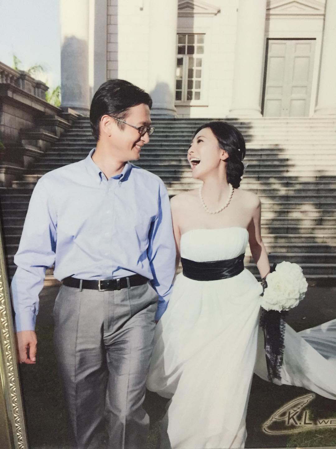 況明潔與老公Michael結婚11年。(圖/翻攝自況明潔臉書)