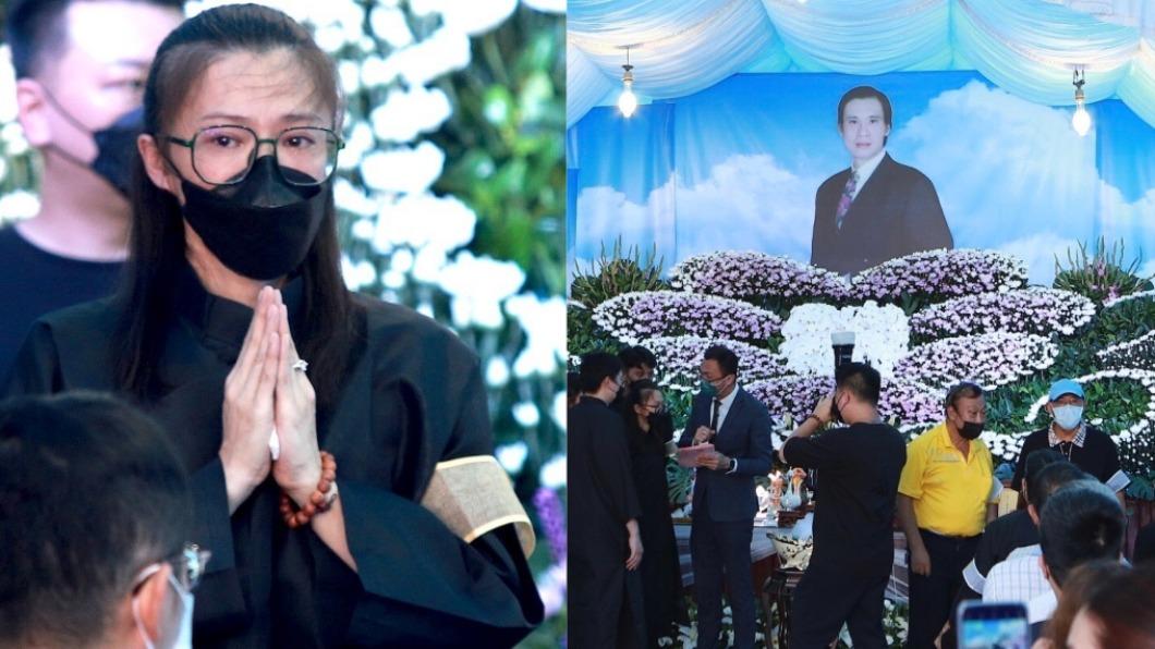 父親今舉辦告別式!侯怡君暴瘦現身淚崩 老公蕭大陸陪伴在旁