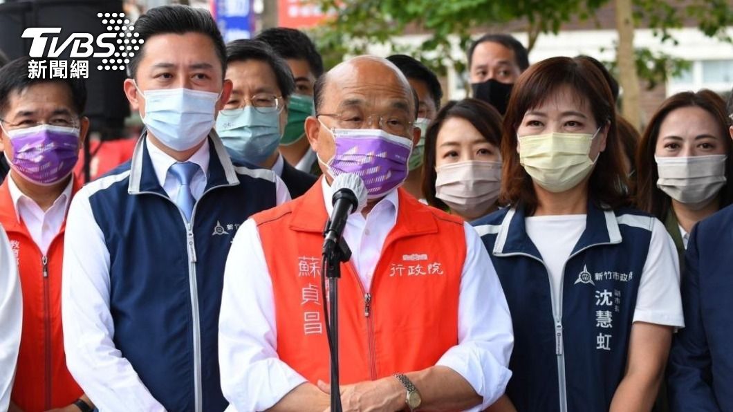 行政院長蘇貞昌(3)日前往新竹。(圖/TVBS)
