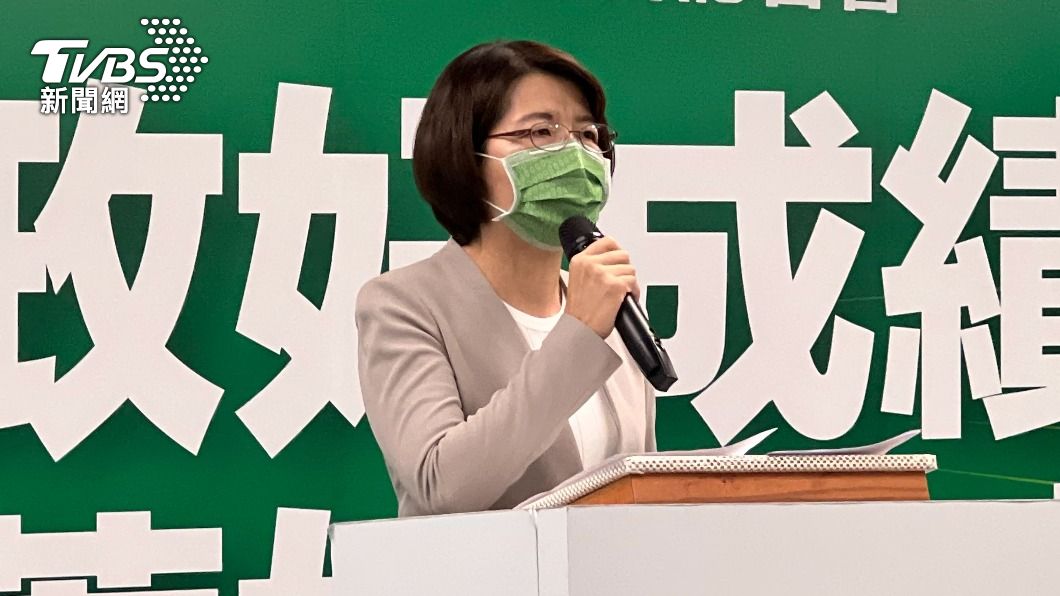 民進黨彰化縣長參選人黃秀芳。(圖/TVBS)