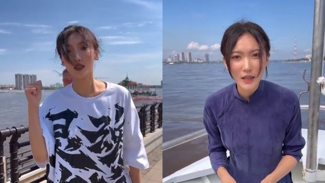 大陸一名正妹挑戰史上最短出國留學距離。（圖／翻攝自微博「寧老板留學生」）