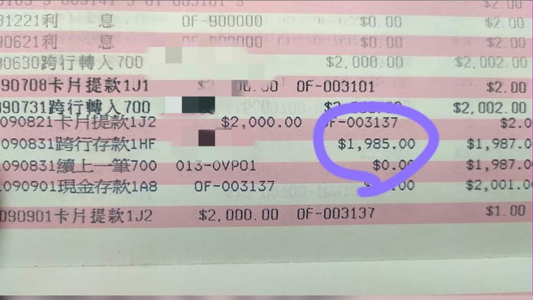 好友「借2000元還1985」 她聽超摳原因氣炸