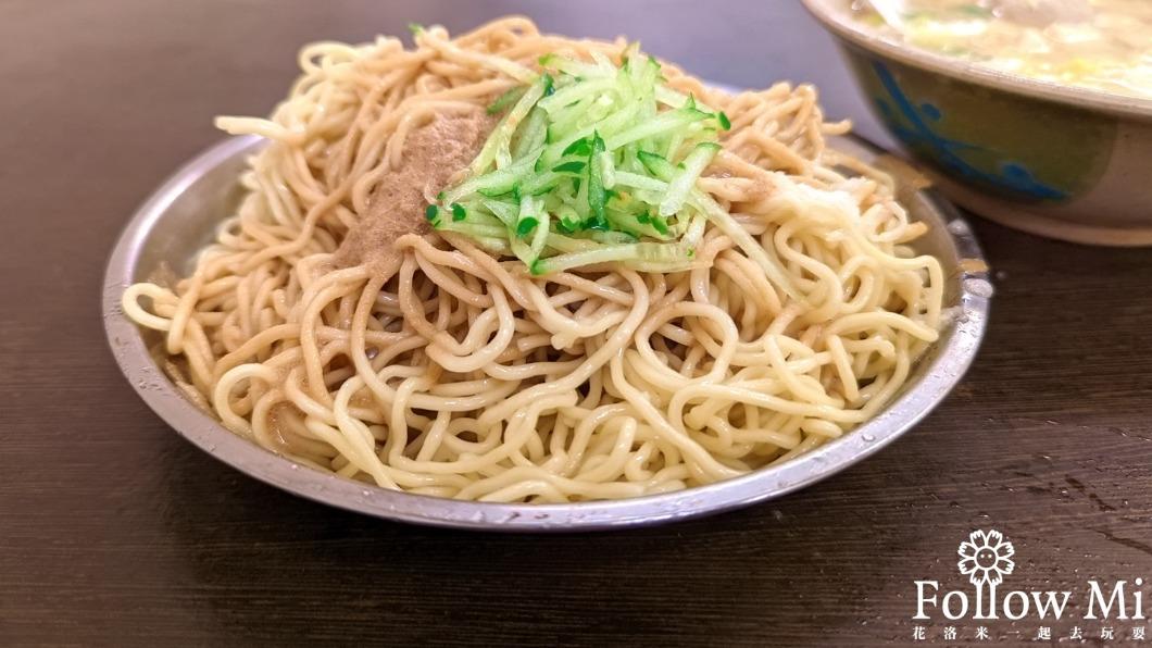 六張犁站附近的「小慧涼麵」。(圖/花洛米一起去玩耍提供)