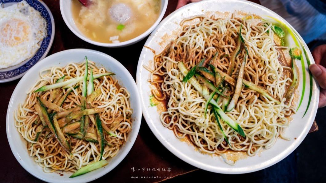 鄰近饒河夜市的「劉媽媽涼麵」。(圖/陳小可的吃喝玩樂提供)