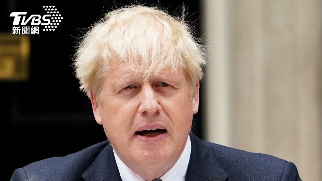 英國首相強生(Boris Johnson)。(圖/達志影像美聯社)