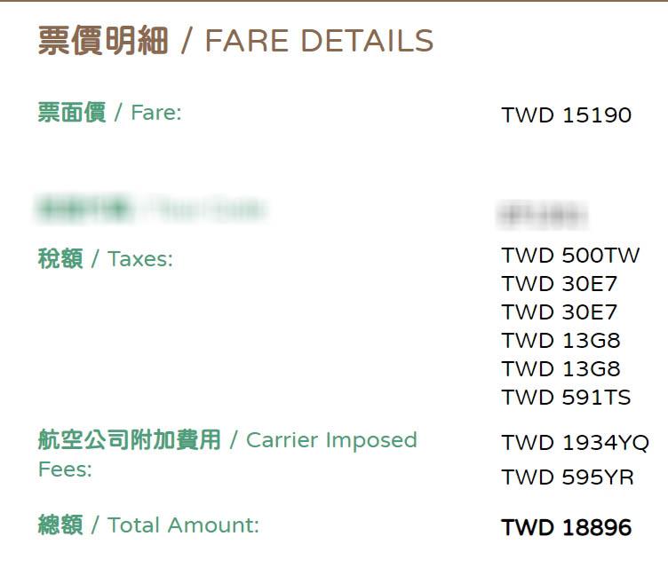 長榮台北曼谷7月來回機票在週一時最低落在18K。(圖/讀者提供)