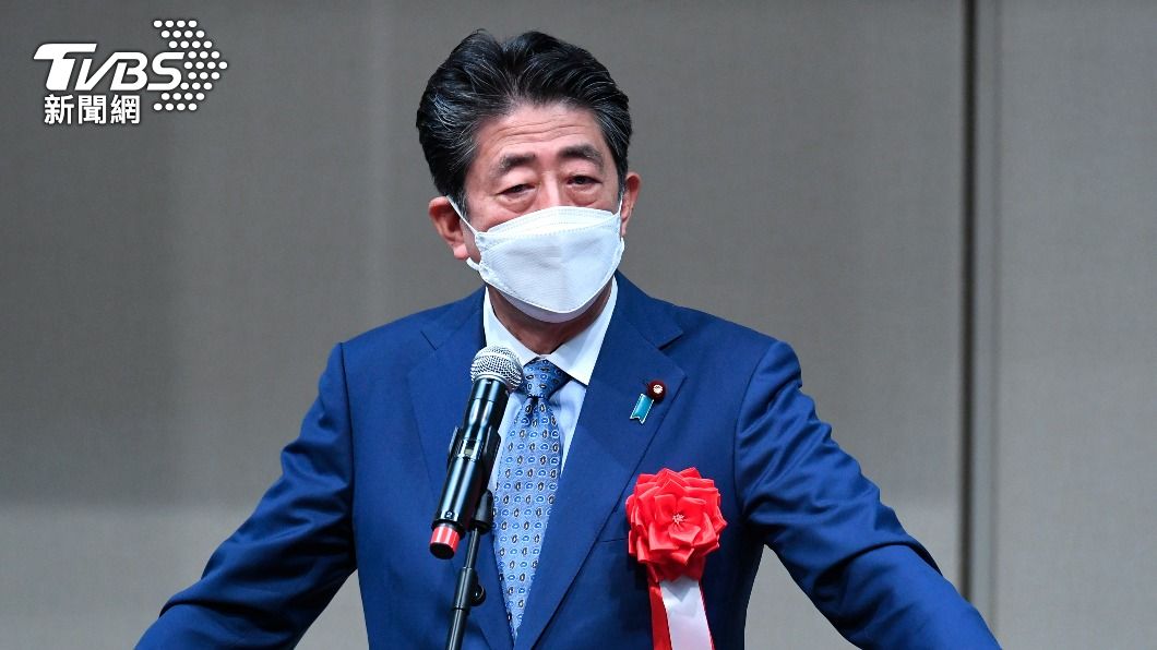 日本前首相安倍晋三。(圖/達志影像美聯社)