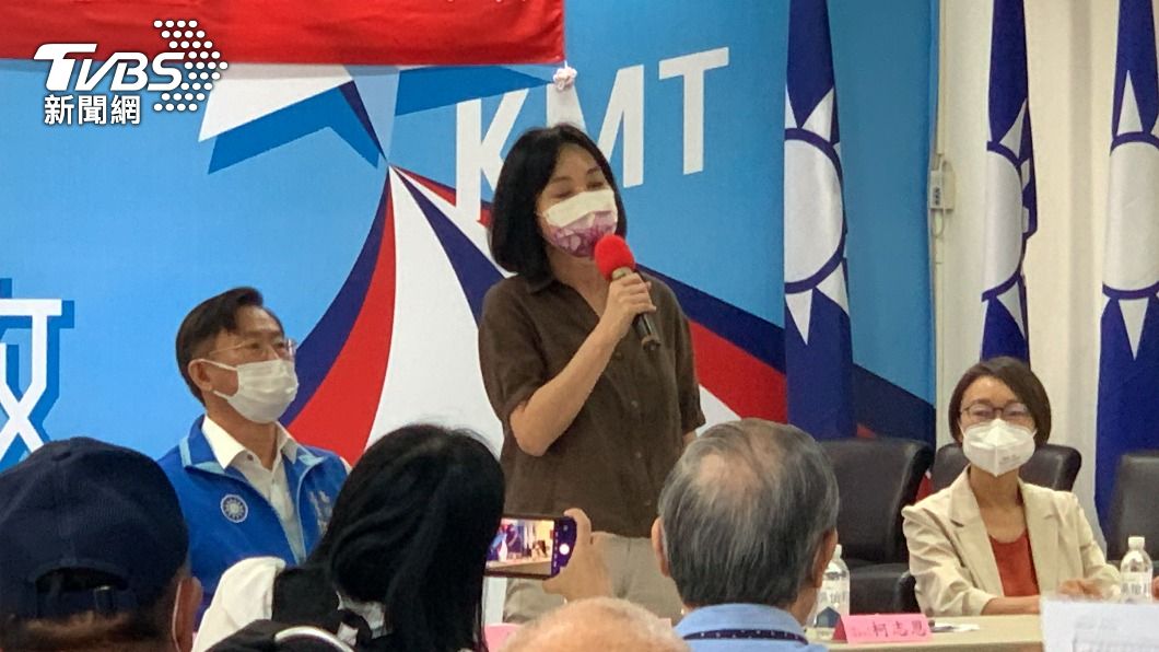 她表示,不願讓兒女同台,遭受選戰攻擊。(圖/TVBS)