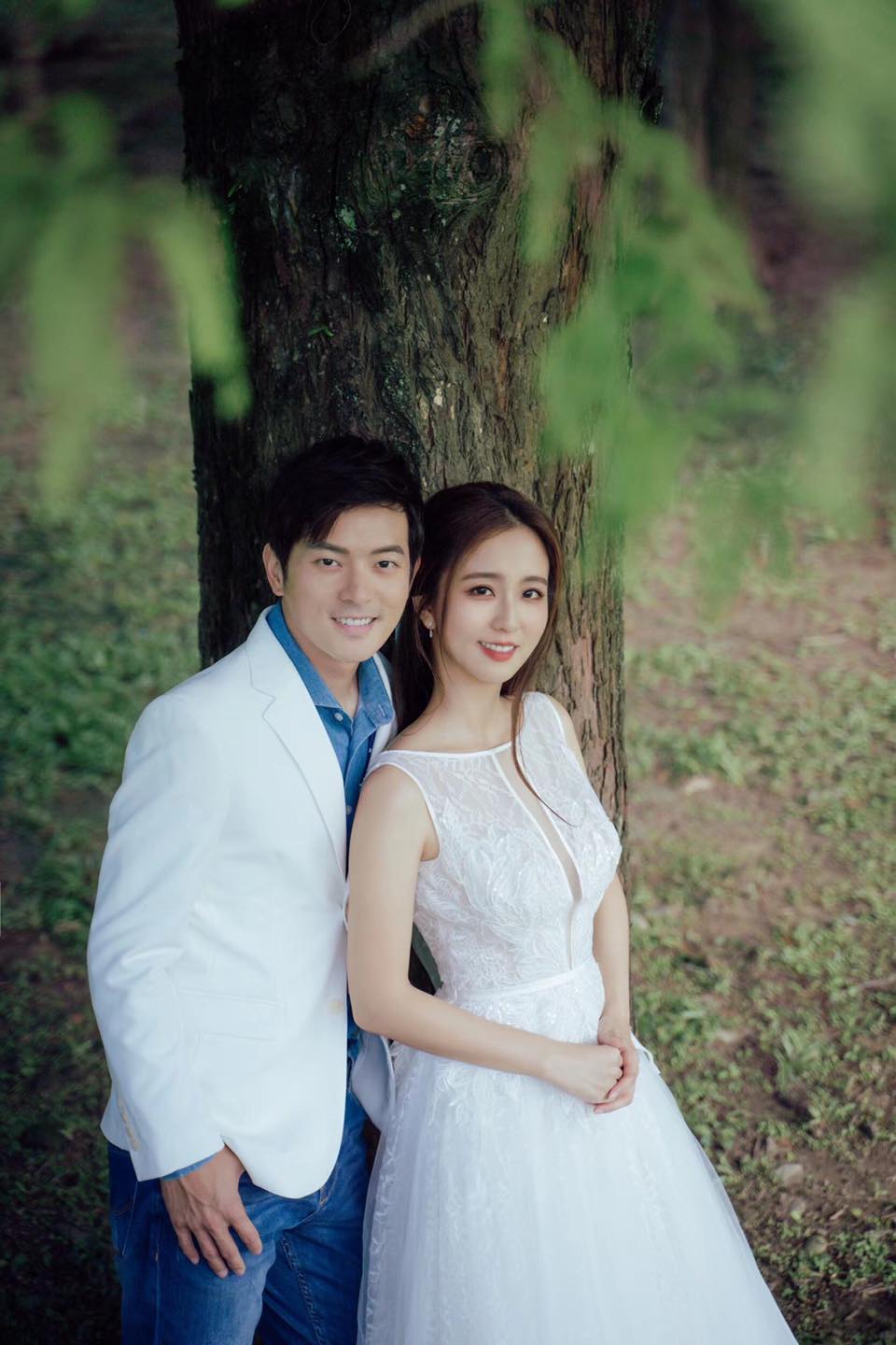 宥勝（左）、周曉涵劇中將再度結婚。（圖／翻攝自周曉涵臉書）
