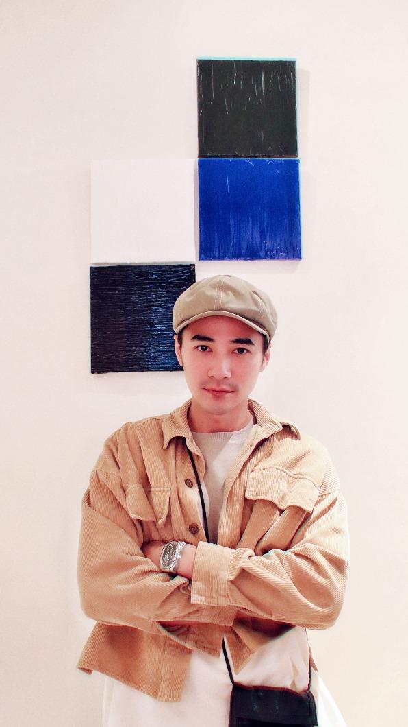 是元介在工作之餘，也熱愛藝術創作。（圖／《時尚向佑群》提供）