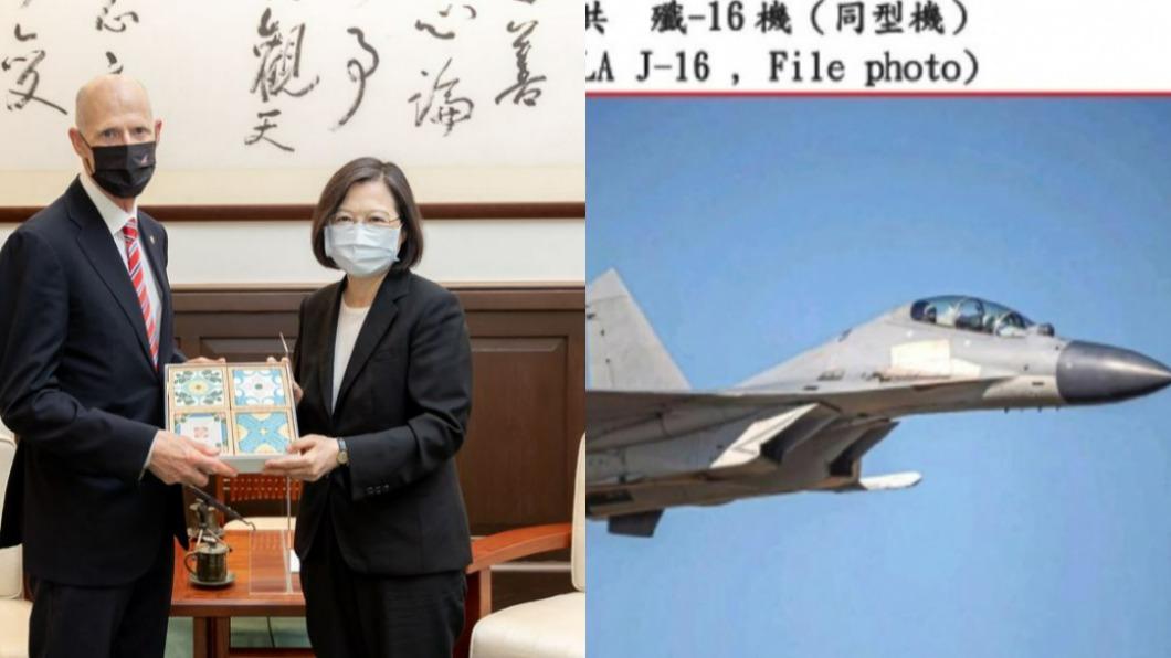 侵門踏戶!共機挑釁越台海中線 美軍偵察機也出動