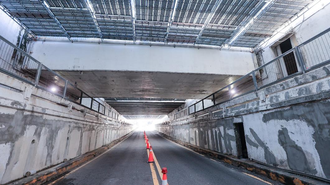 地下道整建第一階段施工將完成。(圖/新竹市政府)