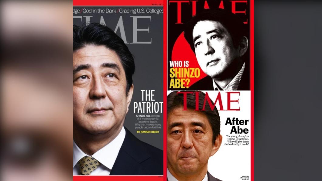 安倍過去曾三度登上《時代雜誌》封面。(圖/翻攝自 時代雜誌)
