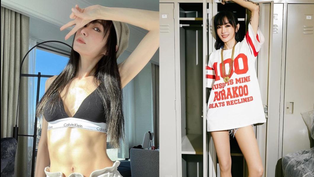 謝金燕平常在家從不穿寬鬆衣服，永遠是選擇「緊到爆」的那一種。（圖／翻攝自jeanniehsieh___bbb IG）