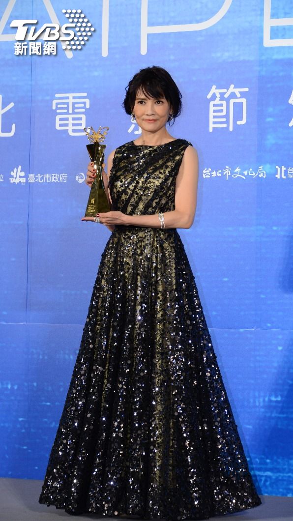 陳湘琪拿下北影影后。(圖/許方正攝)