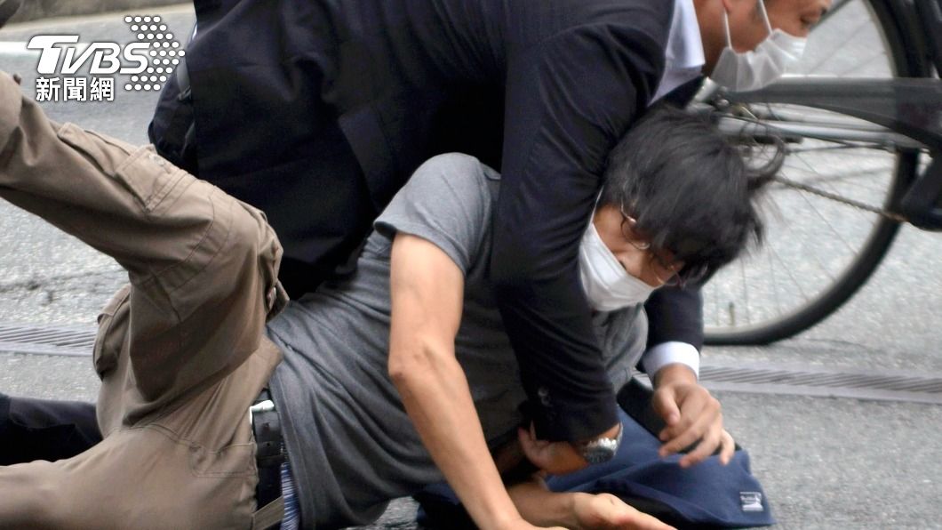 山上徹也。（圖／達志影像美聯社）