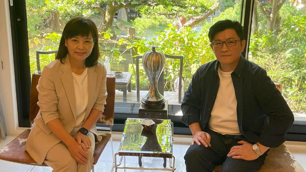 鄭宏輝將任沈慧虹競選總部總督導。（圖／翻攝自柯建銘臉書）