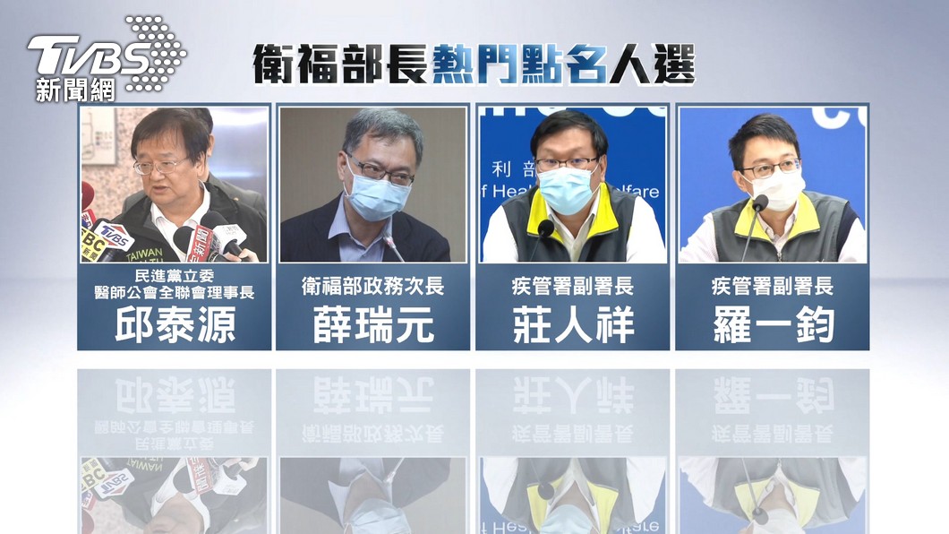 外傳邱泰源、薛瑞元、莊人祥和羅一鈞都在候選名單內。(圖/TVBS)