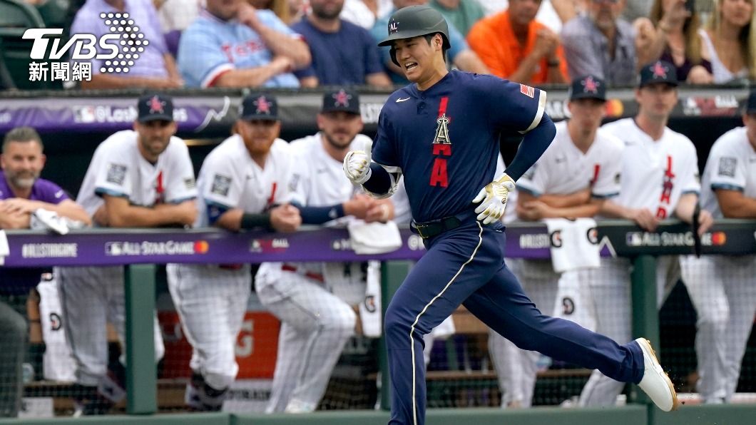 大谷翔平在2021年美國職棒明星賽展現投打二刀流。(圖/達志影像美聯社)