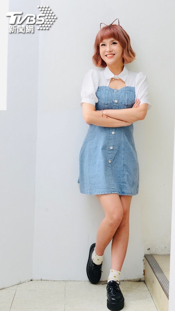 丟丟妹希望未來有機會主持節目。(圖/許方正攝)