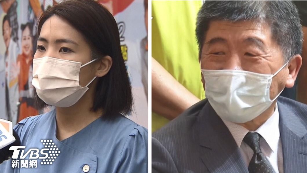 國民黨台北市議員徐巧芯、民進黨台北市長參選人陳時中。（圖／TVBS資料畫面）