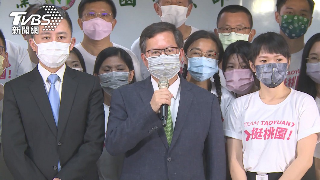 桃園市長鄭文燦。(右)(圖/TVBS)