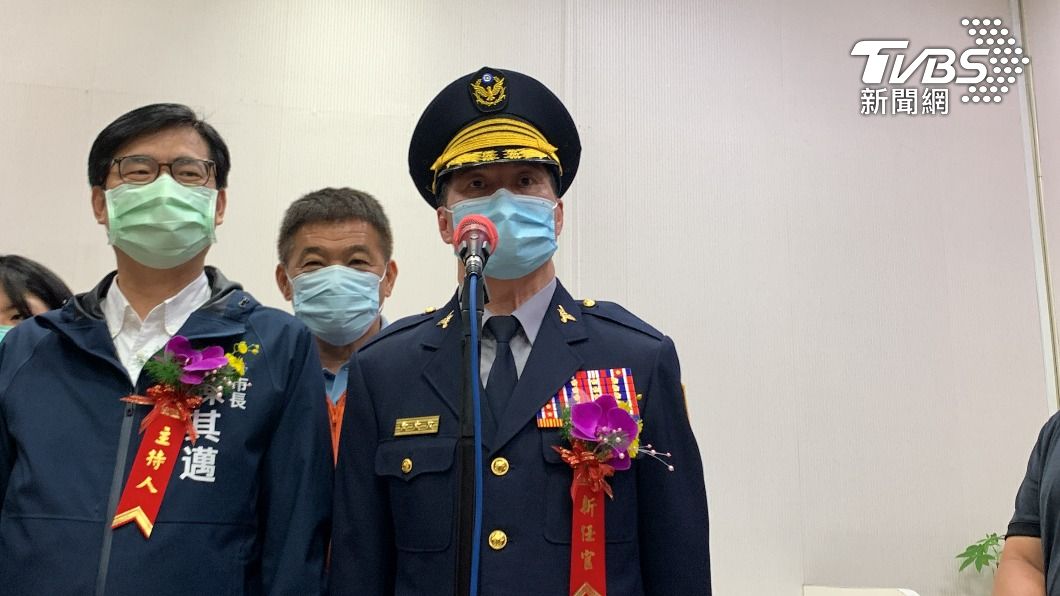 新任警察局長林炎田。(圖/TVBS)