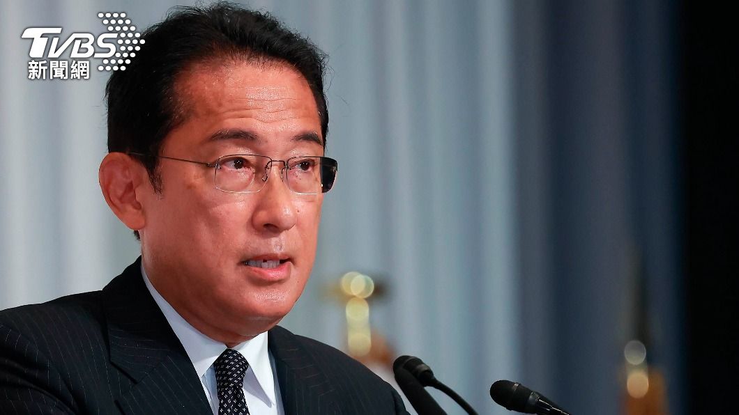 日本首相岸田文雄。(圖/達志影像美聯社)