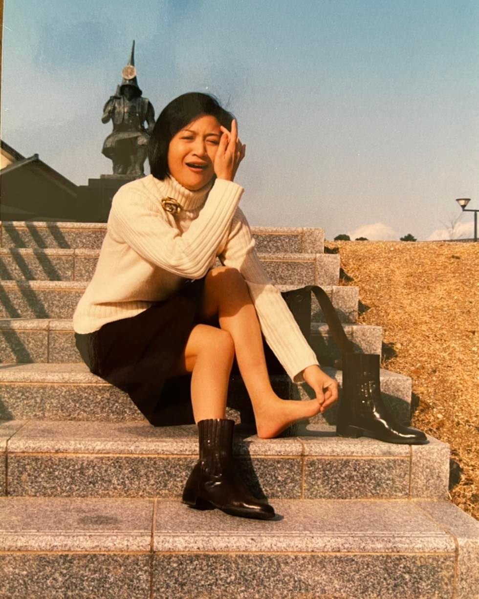 22年前美照驚呆千人。(圖/翻攝自崔佩儀臉書)