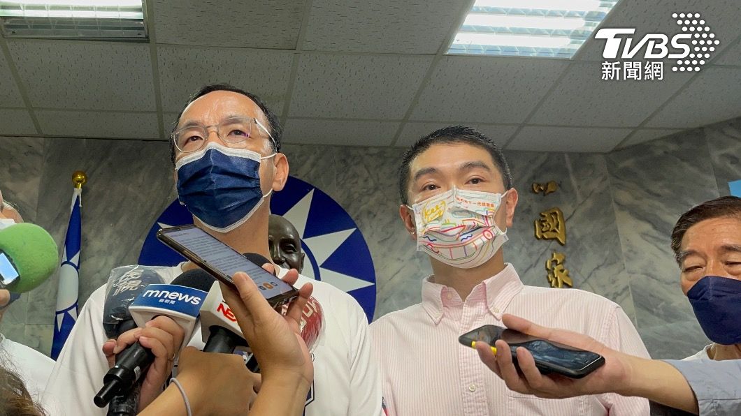 朱立倫、謝國樑。（圖／國民黨提供）