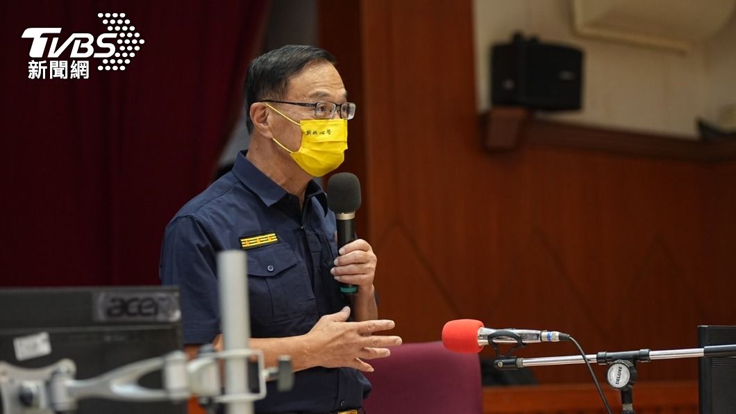 新北市警局長黃宗仁。（圖／TVBS）