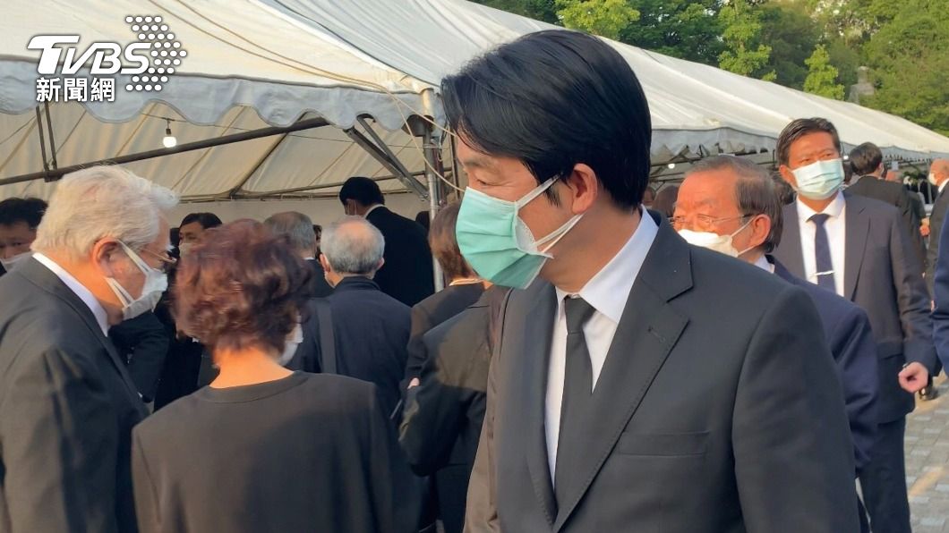 賴清德赴日弔唁安倍　綠委：以「台灣特使」身分前往