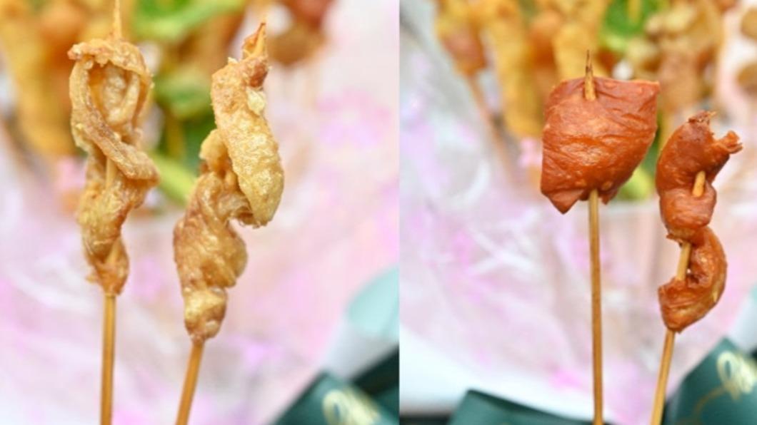 雞皮跟大腸都炸得相當酥脆。(圖/糖糖’s 享食生活提供)
