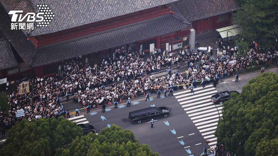 增上寺空拍畫面。(圖/達志影像美聯社)