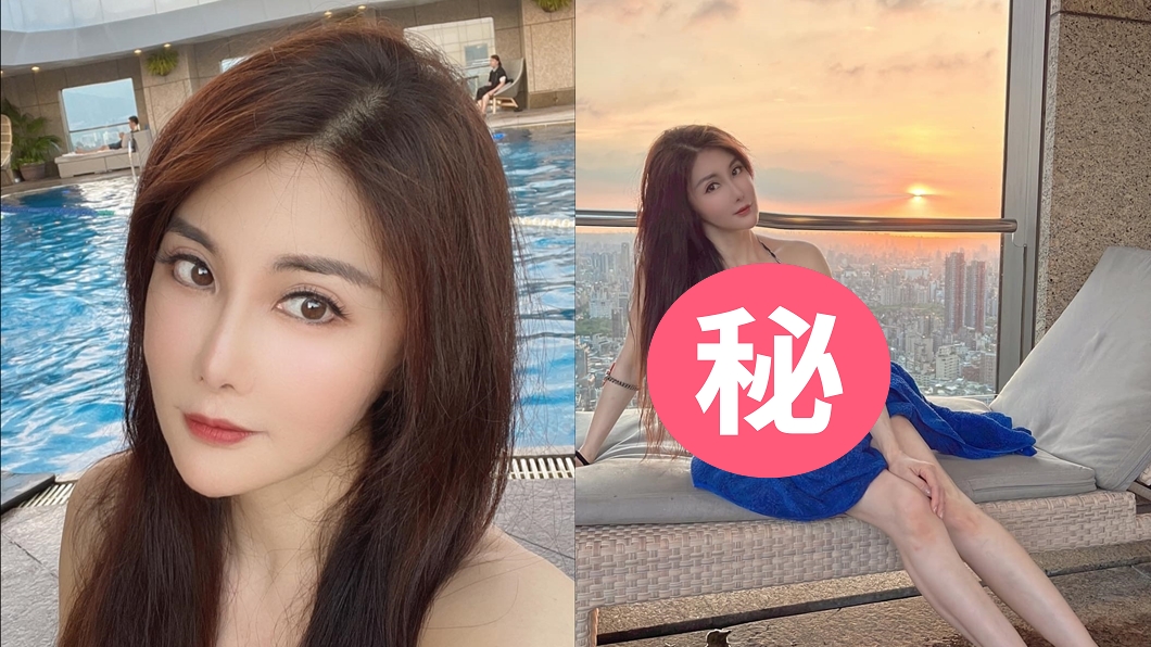 不藏了！楊麗菁曬「深V泳裝照」　53歲真實身材震撼網