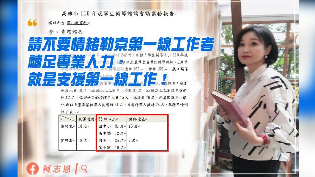 柯志恩再針對教育局回應回擊。(圖/TVBS)