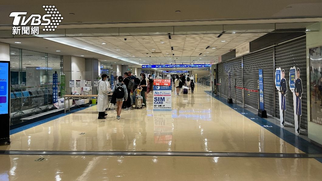 桃園機場入境人數少。（圖／葉韋辰攝）