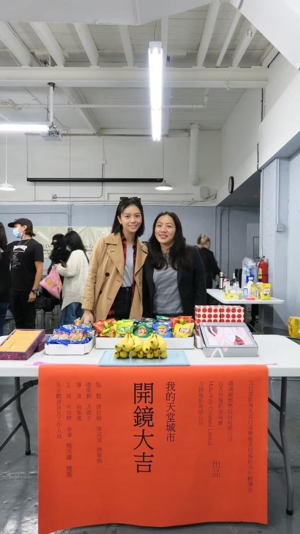 《我的天堂城市》宋芸樺、導演俞聖儀。(圖/力揚電影、滿滿額娛樂提供)