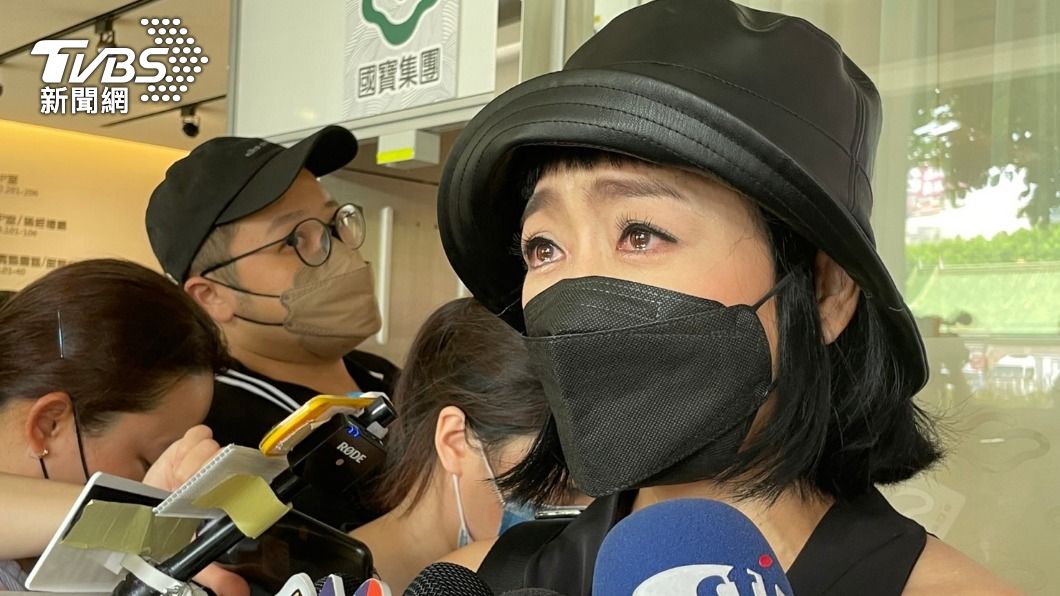 唐玲對於朱俐靜驟然離世,感到難以置信。(圖/王翊綺攝)