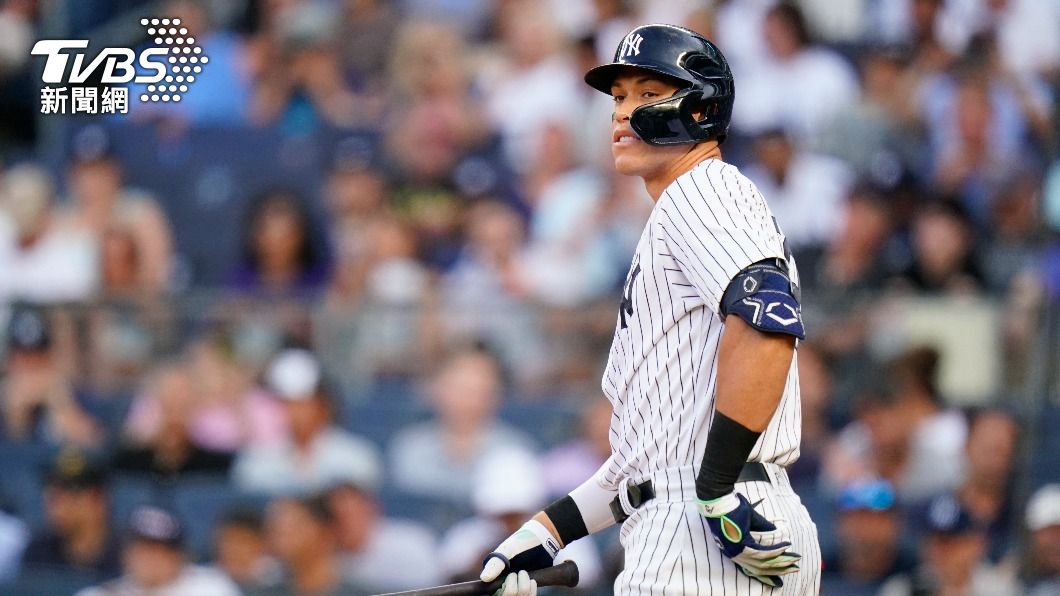 賈吉（Aaron Judge）相隔5場比賽再度開轟，本季全壘打數聯盟第一。（圖／達志影像美聯社）