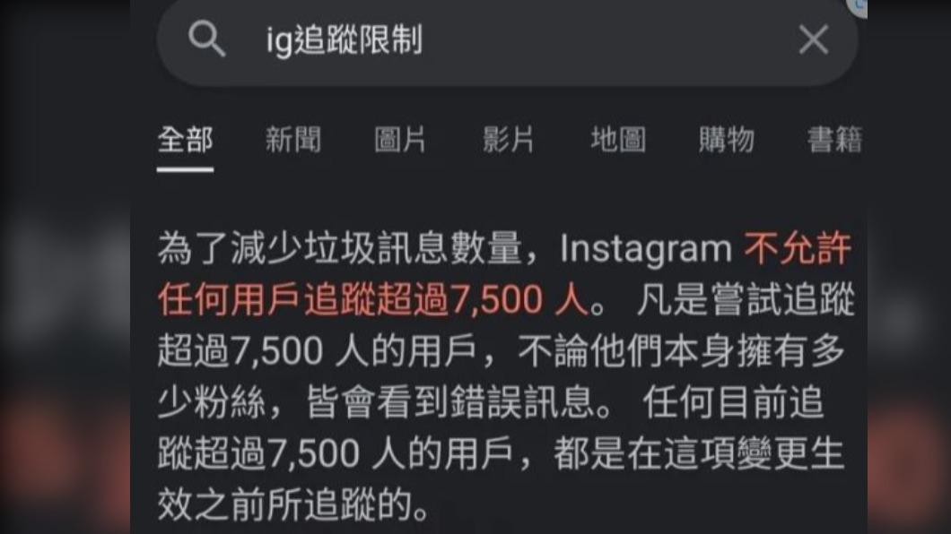 IG此舉是為了「減少垃圾訊息」數量。（圖／翻攝自Dcard）