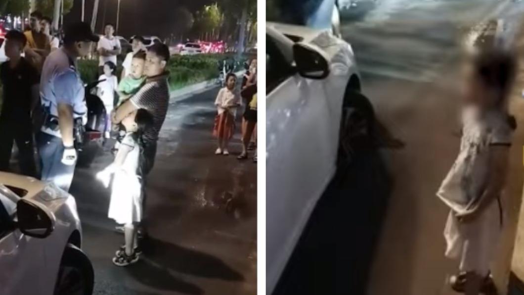 險遭車撞！6歲女童霸氣護媽　轟情侶：下來道歉