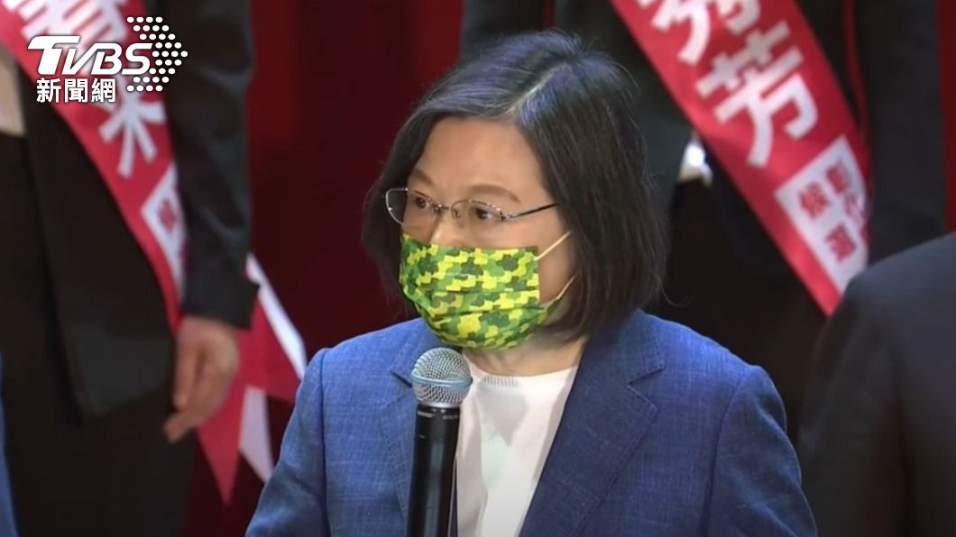 民進黨主席蔡英文。(圖/TVBS)