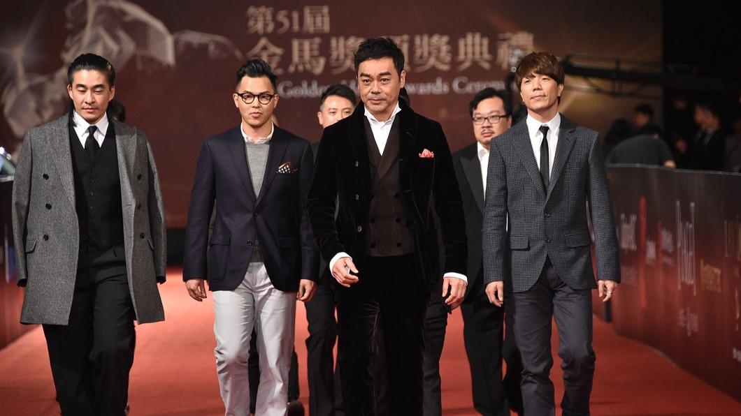 劉青雲(圖中)以作品《掃毒》入圍第51屆金髮獎。(圖/翻攝自金馬影展 TGHFF臉書)