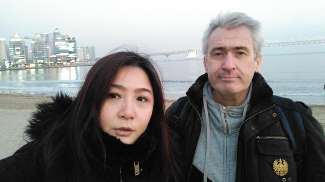 林鳳英與富商老公Marc結婚10年,婚姻美滿。(圖/翻攝自林鳳英臉書)