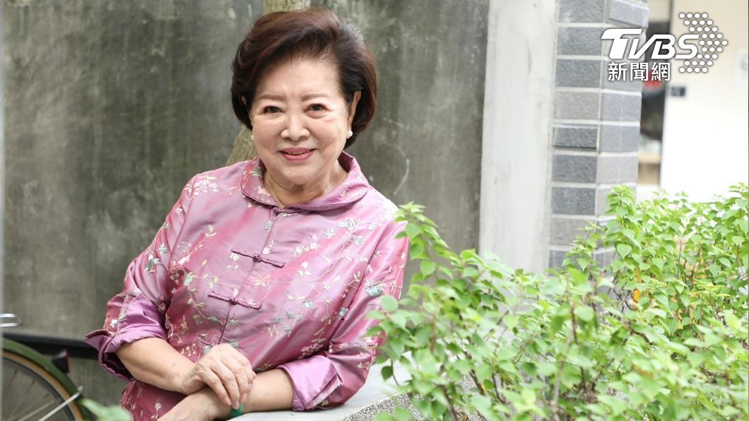 陳淑芳在片中飾演新住民的婆婆。（圖／黃城碩攝）