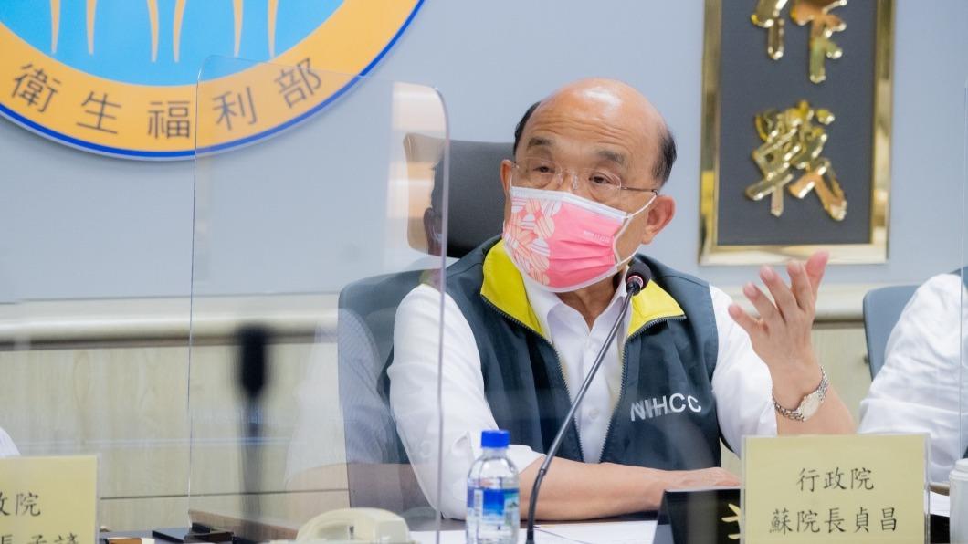 疫情仍屬廣泛社區流行　蘇貞昌：下降趨勢下調整邊境管制